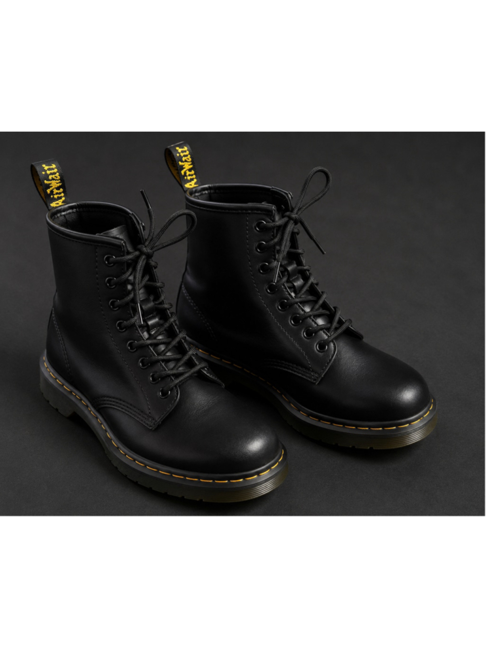 Dr. Martens 1460 Black Smooth Leather Lace Up Boots US 3 Summer